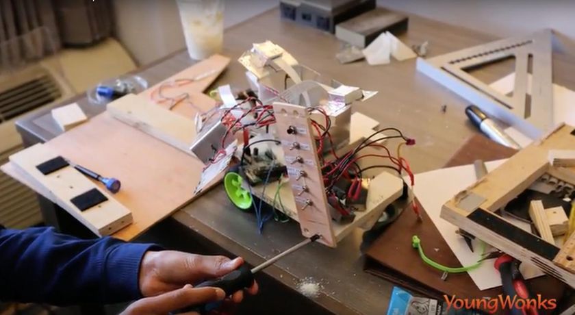 raw materials being used for the modified robot1